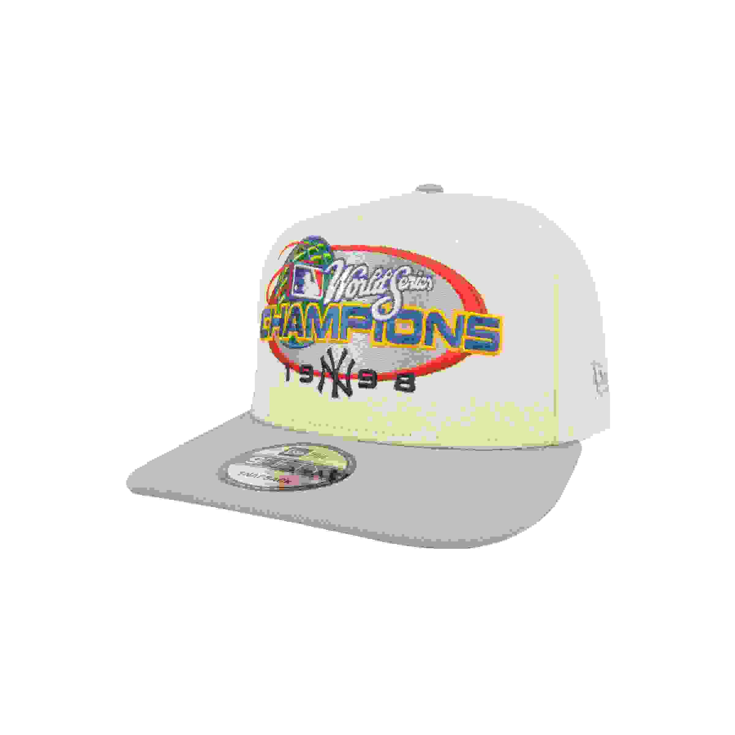 New Era New York Yankees 9FIFTY A-Frame Grey 1998 World Series Snapback Hat